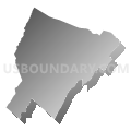 Hardy County School District, West Virginia (Gray Gradient Fill with Shadow)