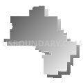 Wisconsin Rapids School District, Wisconsin (Gray Gradient Fill with Shadow)