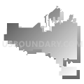 Greenfield School District, Wisconsin (Gray Gradient Fill with Shadow)