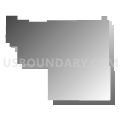 Fremont County School District 24, Wyoming (Gray Gradient Fill with Shadow)