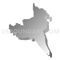 021HA3 - HAZZARD 3 Voting District, Bibb County, Georgia (Gray Gradient Fill with Shadow)