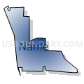021HA6 - HAZZARD 6 Voting District, Bibb County, Georgia (Radial Fill with Shadow)