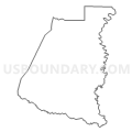 021RU2 - RUTLAND 2 Voting District, Bibb County, Georgia (Light Gray Border)