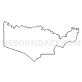 0258 - CALVARY Voting District, Brantley County, Georgia (Light Gray Border)