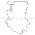 057004 - BALL GROUND Voting District, Cherokee County, Georgia (Light Gray Border)
