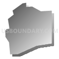 089AB - ASHFORD PARK ELEMENTARY Voting District, DeKalb County, Georgia (Gray Gradient Fill with Shadow)