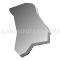 089DG - DUNWOODY HIGH SCHOOL Voting District, DeKalb County, Georgia (Gray Gradient Fill with Shadow)