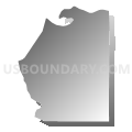 161202 - ALTAMAHA 2 Voting District, Jeff Davis County, Georgia (Gray Gradient Fill with Shadow)