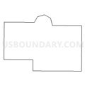 ZION 434 Voting District, Lake County, Illinois (Light Gray Border)