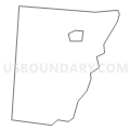 0118 CLC-T-NM Voting District, Warren County, Ohio (Light Gray Border)