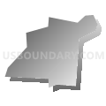 0158 MAS-C-EM Voting District, Warren County, Ohio (Gray Gradient Fill with Shadow)