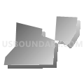 0153 MAS-C-SC Voting District, Warren County, Ohio (Gray Gradient Fill with Shadow)