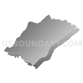 Brokenburg Voting District, Spotsylvania County, Virginia (Gray Gradient Fill with Shadow)