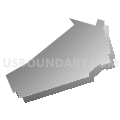 11428, New York (Gray Gradient Fill with Shadow)