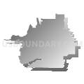 14895, New York (Gray Gradient Fill with Shadow)