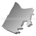 14620, New York (Gray Gradient Fill with Shadow)