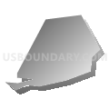 15625, Pennsylvania (Gray Gradient Fill with Shadow)