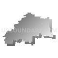 47802, Indiana (Gray Gradient Fill with Shadow)