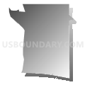 55432, Minnesota (Gray Gradient Fill with Shadow)