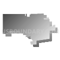 45865, Ohio (Gray Gradient Fill with Shadow)