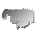 53189, Wisconsin (Gray Gradient Fill with Shadow)