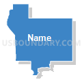 68823, Nebraska (Solid Fill with Shadow)