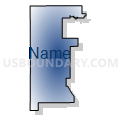 68858, Nebraska (Radial Fill with Shadow)