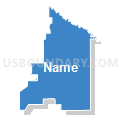 68878, Nebraska (Solid Fill with Shadow)