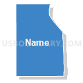 68879, Nebraska (Solid Fill with Shadow)