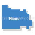 68933, Nebraska (Solid Fill with Shadow)