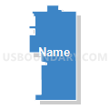 68971, Nebraska (Solid Fill with Shadow)