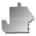 62481, Illinois (Gray Gradient Fill with Shadow)