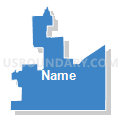 69036, Nebraska (Solid Fill with Shadow)