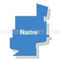 69122, Nebraska (Solid Fill with Shadow)