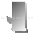 69155, Nebraska (Gray Gradient Fill with Shadow)