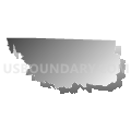 37892, Tennessee (Gray Gradient Fill with Shadow)