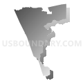 32025, Florida (Gray Gradient Fill with Shadow)