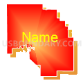 58068, North Dakota (Bright Blending Fill with Shadow)