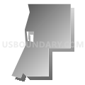 32133, Florida (Gray Gradient Fill with Shadow)