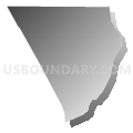 33983, Florida (Gray Gradient Fill with Shadow)