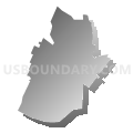 23220, Virginia (Gray Gradient Fill with Shadow)