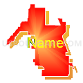54733, Wisconsin (Bright Blending Fill with Shadow)