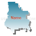 57720, South Dakota (Blue Gradient Fill with Shadow)
