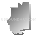 57760, South Dakota (Gray Gradient Fill with Shadow)