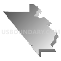 95412, California (Gray Gradient Fill with Shadow)