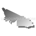 92061, California (Gray Gradient Fill with Shadow)