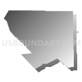92649, California (Gray Gradient Fill with Shadow)
