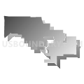 92683, California (Gray Gradient Fill with Shadow)