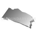 02476, Massachusetts (Gray Gradient Fill with Shadow)