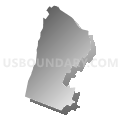 02542, Massachusetts (Gray Gradient Fill with Shadow)